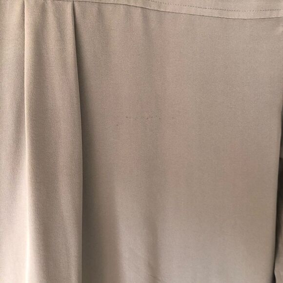 C. Wonder Gray Silk Blouse - Picture 5 of 6